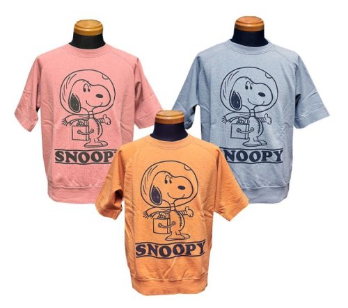 TOYS McCOY　SHORT SLEEVE SWEAT SNOOPY“FIRST BEAGLE ON THE MOON” TMC2421 4/4