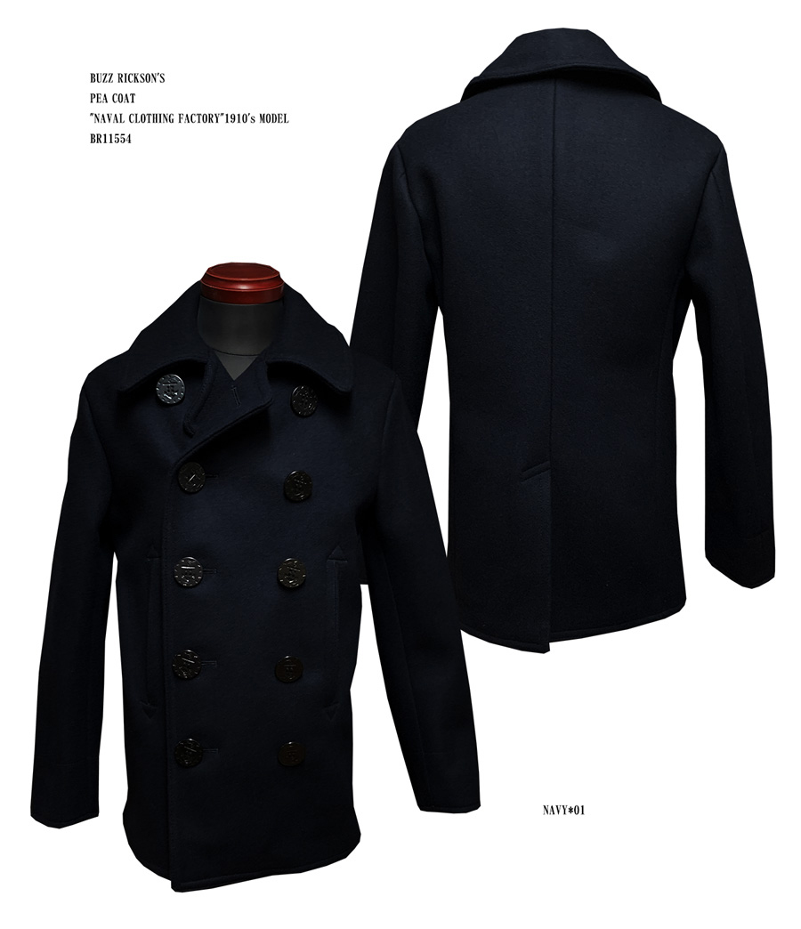 BUZZ RICKSON'S “PEA COAT”BR11554