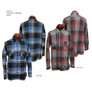 画像: Sugar Cane(シュガーケーン) “Twill Check”L/S WORK SHIRT SC28740-21AW