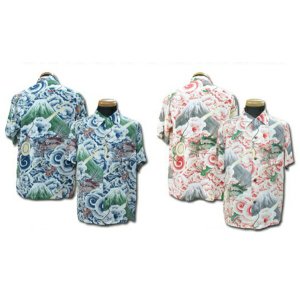 画像: Sun Surf Special Edition (サンサーフスペシャルエディション) Hawaiian Shirt(アロハシャツ) ショートスリーブ “DORAGONS OVER Mt.FUJI"