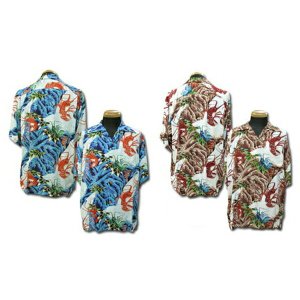 画像: Sun Surf(サンサーフ) Hawaiian Shirt(アロハ) ショートスリーブ " ROBSTERS MAKE UP THE FALL "