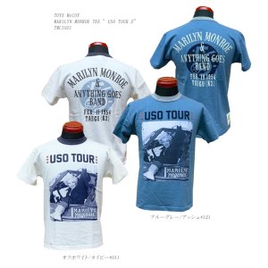 画像: TOYS McCOY (トイズマッコイ) MARILYN MONROE TEE ”USO TOUR 2”