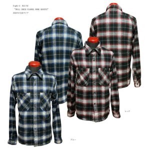 画像: Eight-G(エイトＧ) “TWILL CHECK FLANNEL WORK SHIRTS” 2020年生産タイプ 8LS-52-20AW