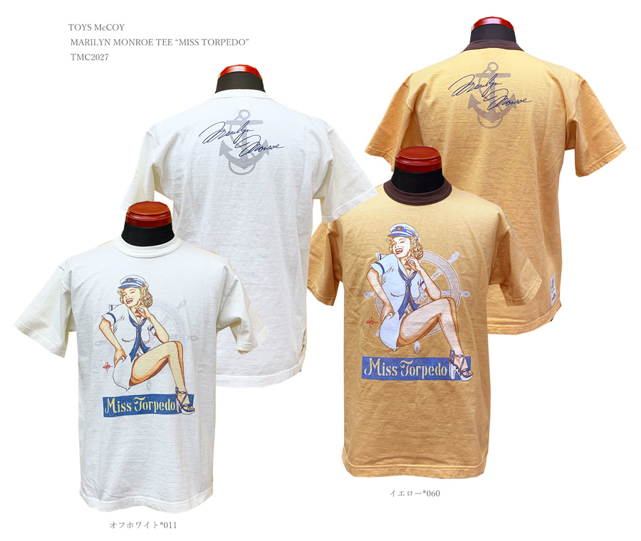 画像: MARILYN MONROE TEE“MISS TORPEDO”