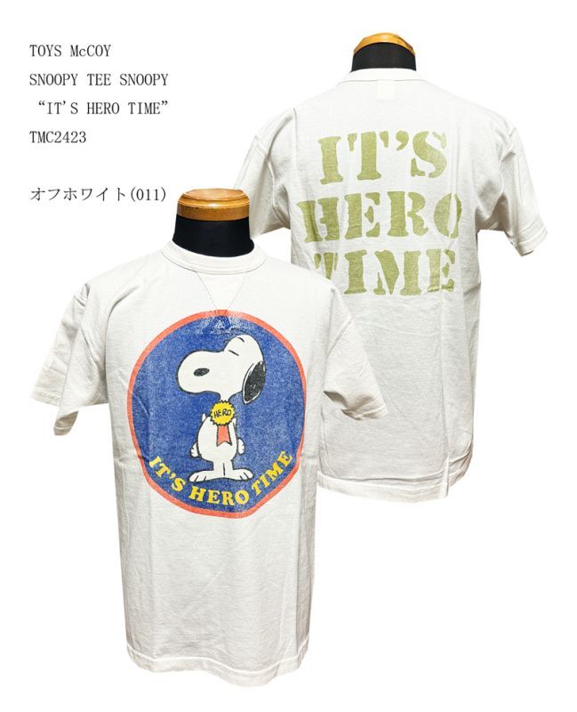 画像: TOYS McCOY SNOOPY TEE SNOOPY “IT'S HERO TIME” TMC2423