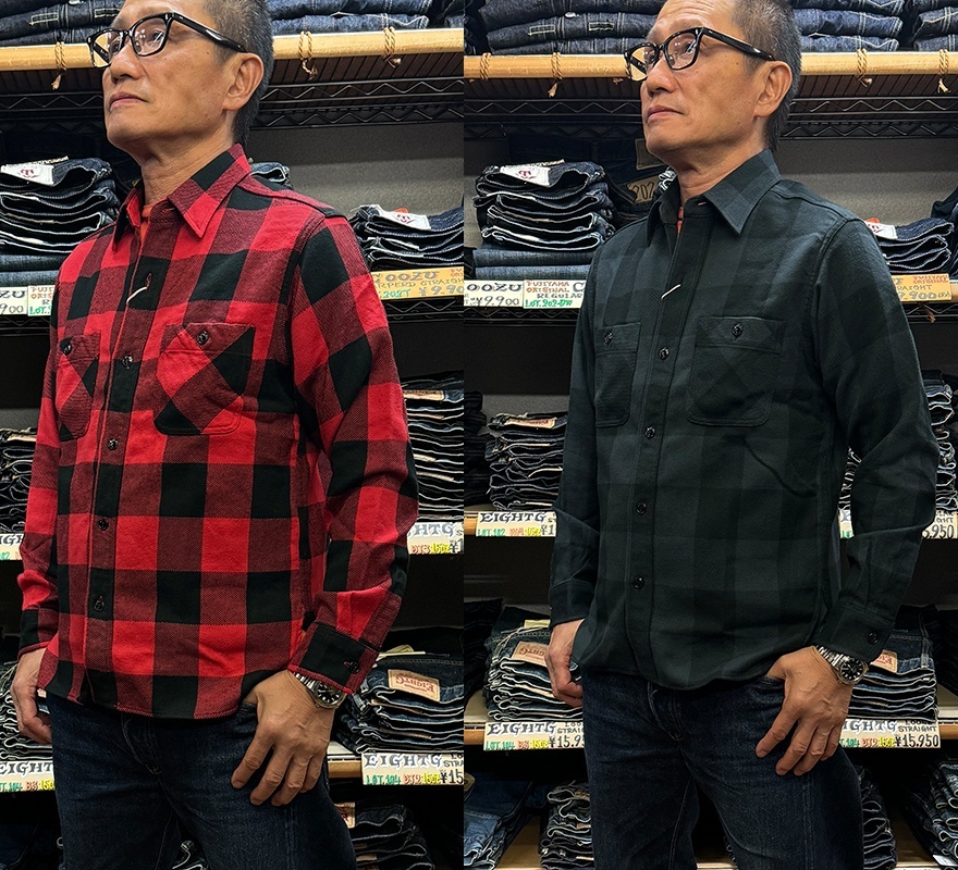 画像: Sugar Cane“Twill Check”L/S WORK SHIRT  SC29357 