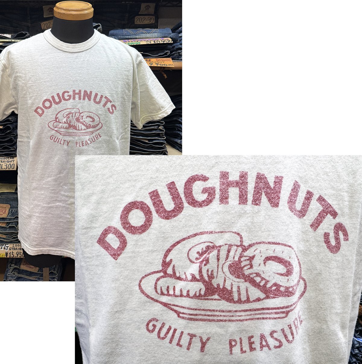 画像: Ues  652504 “DOUGHNUTS” Short sleeve t-shirt  